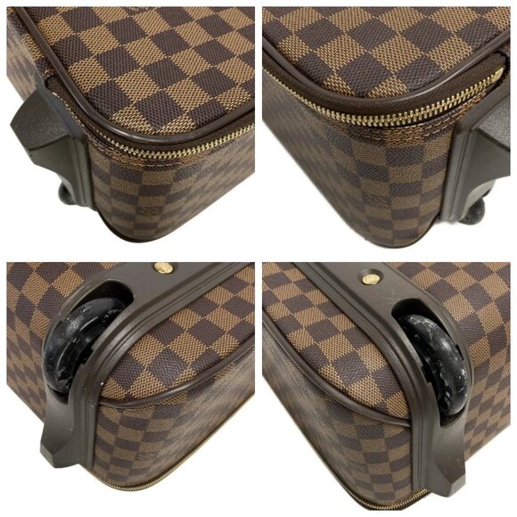 LOUIS VUITTON Pegase 45 (Old Model) Ebene Damier Suitcase 926-090125 - Picture 6 of 14